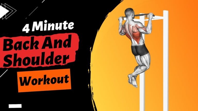 4 Minute Back and Shoulder Workout I  #shoulderworkout #shoulders