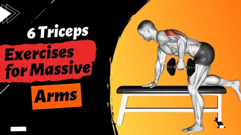 6 Triceps Exercises for Massive Arms I  #tricepsgym